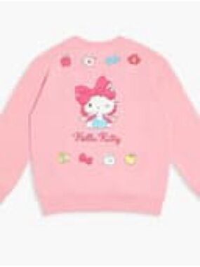 Hello Kitty X Forever 21  Pullover Bow Western Theme Sweatshirt 2X